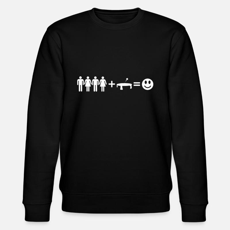 Roundnet Spike Ball Fun - Stanley/Stella CHANGER Unisex Organic Sweatshirt - black