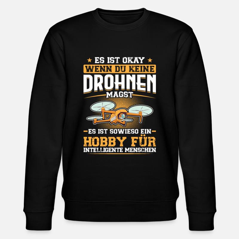 Drones - Drone Pilot - Stanley/Stella CHANGER Unisex Organic Sweatshirt - black