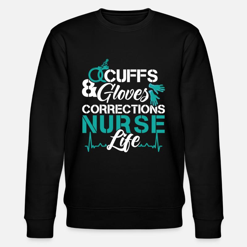 Stulpen Und Handschuhe - Justizvollzugsschwester - Stanley/Stella Unisex Bio-Sweatshirt CHANGER  - Schwarz