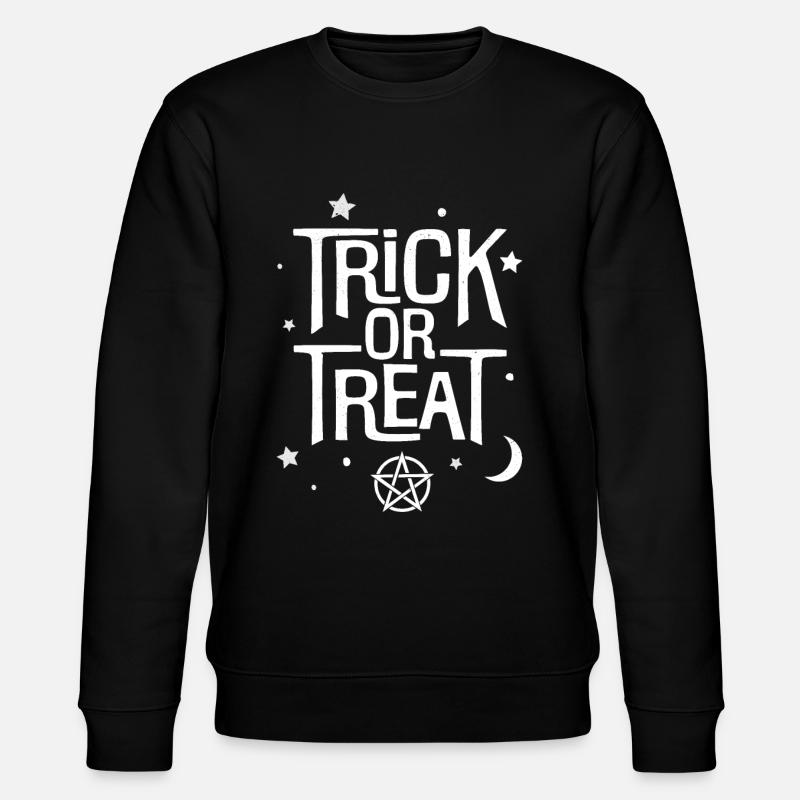 Süßes oder Saures - Stanley/Stella Unisex Bio-Sweatshirt CHANGER  - Schwarz