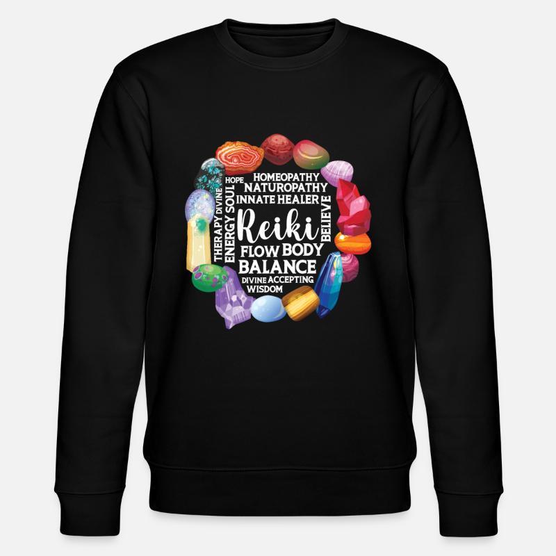 Reiki practitioner - Stanley/Stella CHANGER Unisex Organic Sweatshirt - black