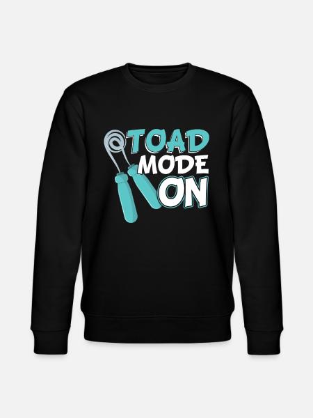 Toad Mode On - Jump Rope - Stanley/Stella Unisex Bio-Sweatshirt CHANGER - Schwarz