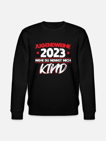 Jugendweihe 2023 Mädchen Junge - Stanley/Stella Unisex Bio-Sweatshirt CHANGER - Schwarz