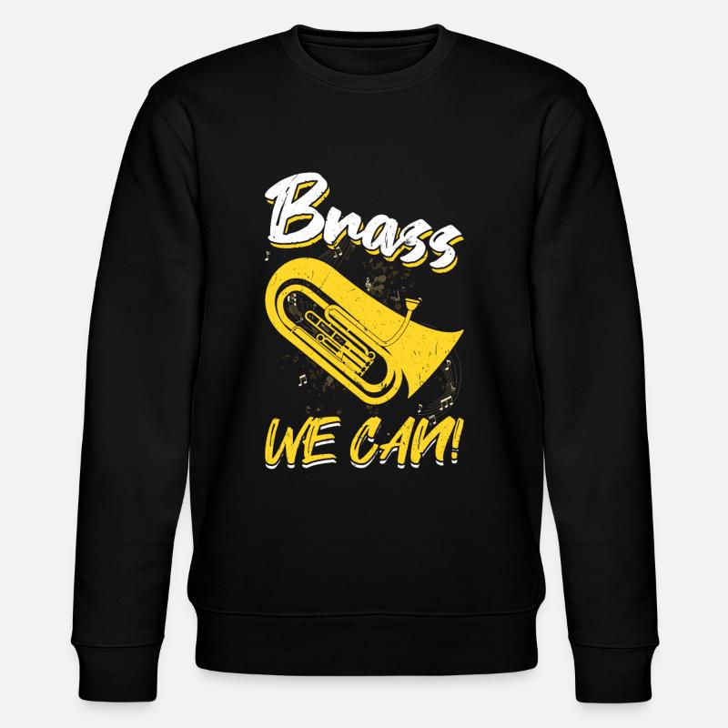 Brass We Can - Euphonium - Stanley/Stella CHANGER Unisex Organic Sweatshirt - black