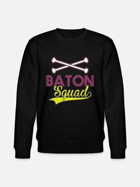 Baton Squad - Baton Twirler - Stanley/Stella Unisex Bio-Sweatshirt CHANGER  - Schwarz