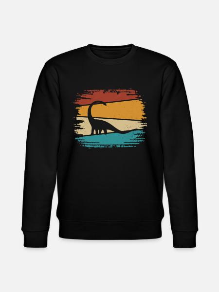 Brachiosaurus Dino Dinosaur - Stanley/Stella CHANGER Unisex Organic Sweatshirt - black