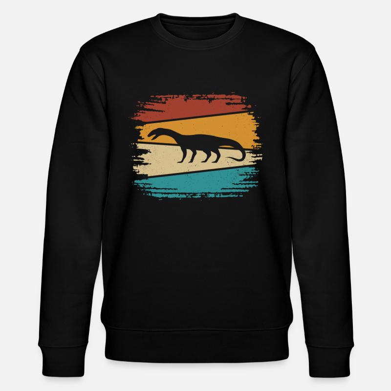 Dino Dinosaur - Stanley/Stella CHANGER Unisex Organic Sweatshirt - black