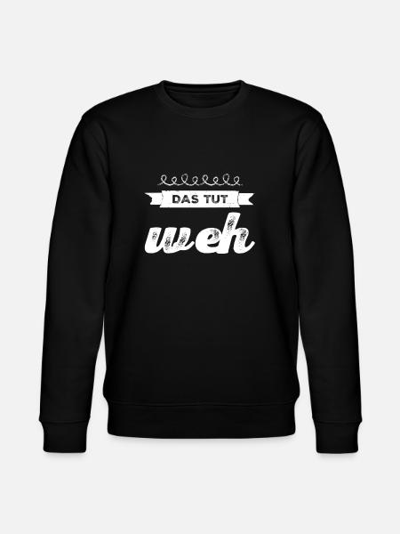 das ist schmerzhaft - Stanley/Stella Unisex Bio-Sweatshirt CHANGER - Schwarz