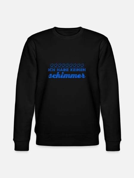 ich habe keinen Dunst - Stanley/Stella Unisex Bio-Sweatshirt CHANGER  - Schwarz