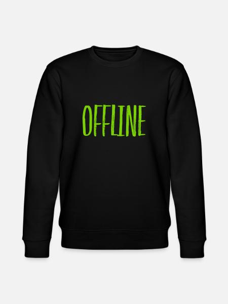 offline ist spitze - Stanley/Stella Unisex Bio-Sweatshirt CHANGER  - Schwarz