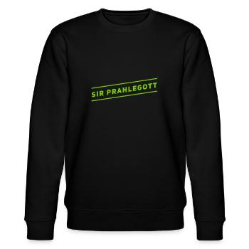 Sir Prahlegott - Stanley/Stella Unisex Bio-Sweatshirt CHANGER  - Schwarz - Vorne - Nik (191cm) & Marisol (170cm)