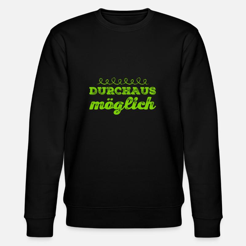 das ist möglich - Stanley/Stella Unisex Bio-Sweatshirt CHANGER  - Schwarz