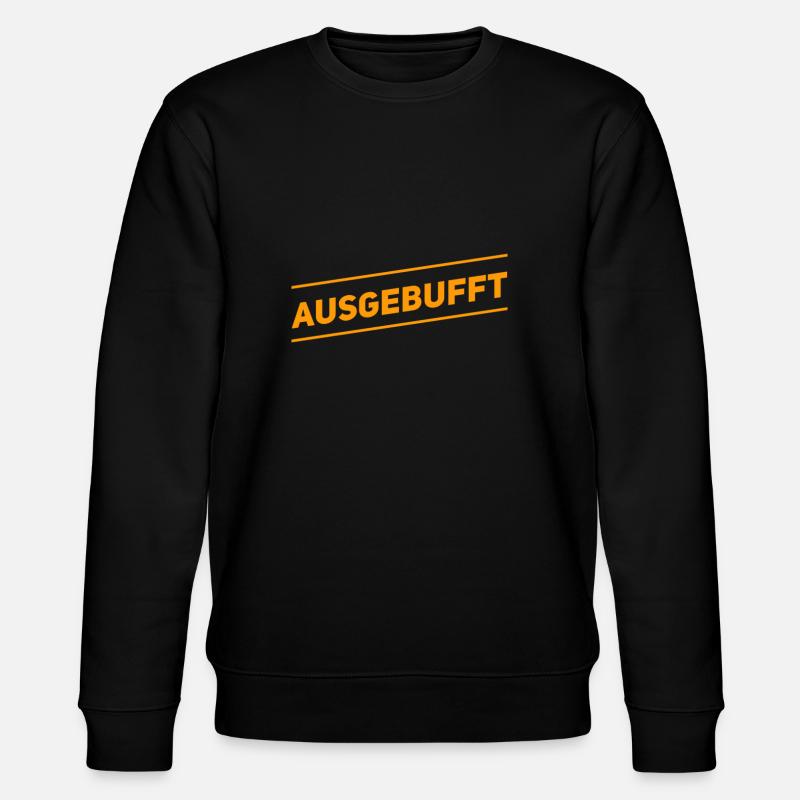 ich bin ein Fuchs - Stanley/Stella Unisex Bio-Sweatshirt CHANGER  - Schwarz