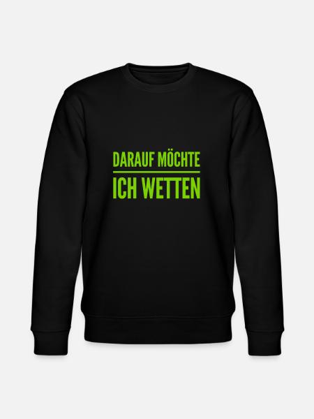 wetten wir? - Stanley/Stella Unisex Bio-Sweatshirt CHANGER - Schwarz