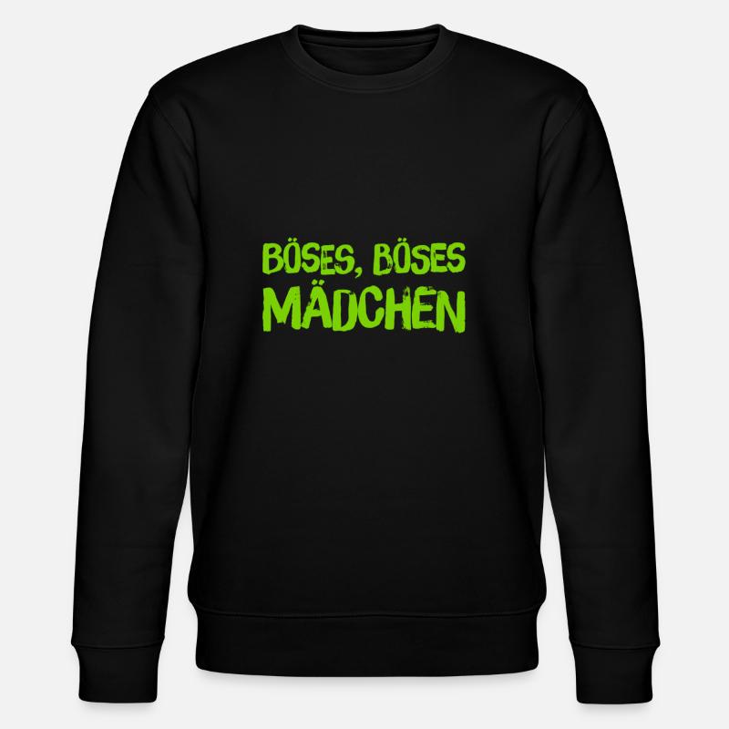 Böses, Böses Mädchen - Stanley/Stella Unisex Bio-Sweatshirt CHANGER  - Schwarz