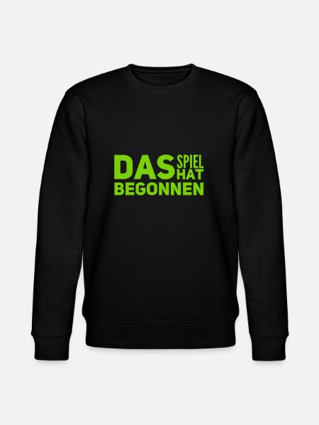 es hat angefangen - Stanley/Stella Unisex Bio-Sweatshirt CHANGER  - Schwarz