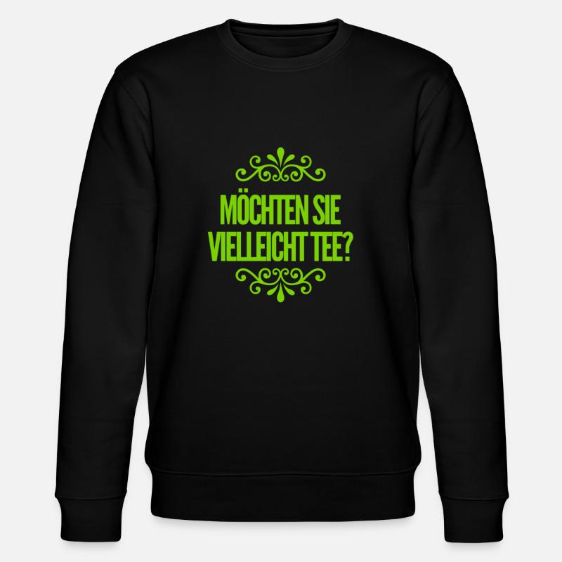 Lust auf Tee? - Stanley/Stella Unisex Bio-Sweatshirt CHANGER  - Schwarz