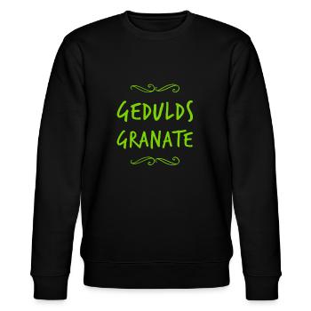 Geduld geht immer - Stanley/Stella Unisex Bio-Sweatshirt CHANGER  - Schwarz - Vorne - Nik (191cm) & Marisol (170cm)