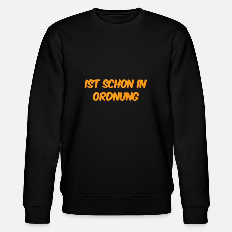 passt schon - Stanley/Stella Unisex Bio-Sweatshirt CHANGER  - Schwarz