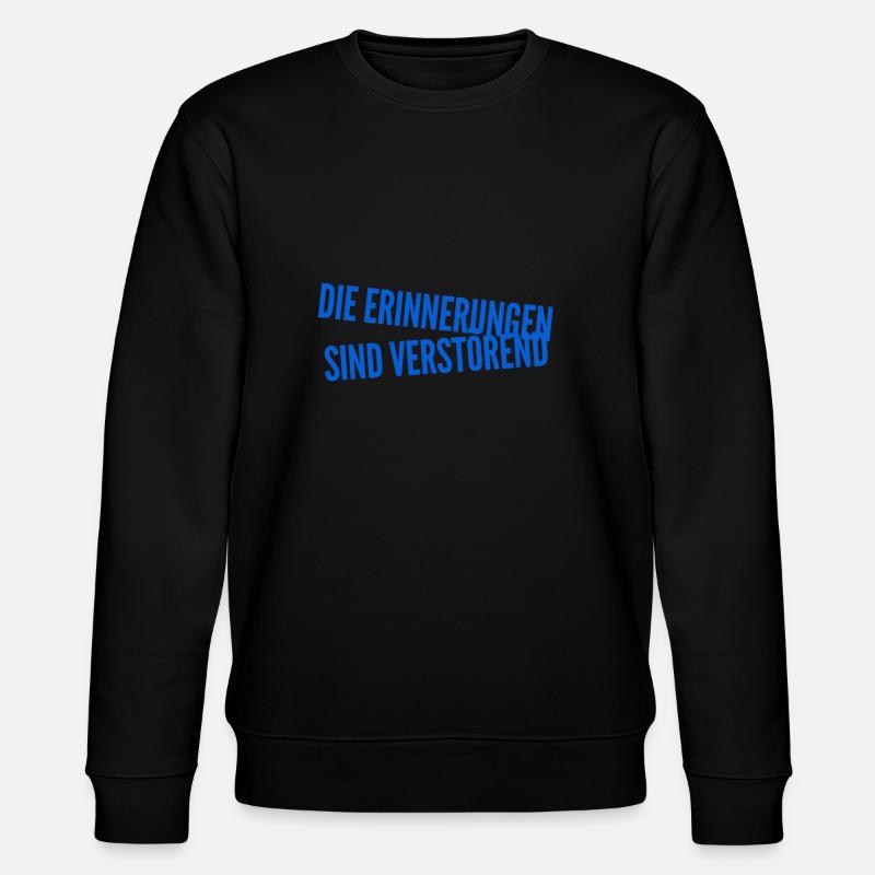 unangenehme Erinnerungen - Stanley/Stella Unisex Bio-Sweatshirt CHANGER  - Schwarz