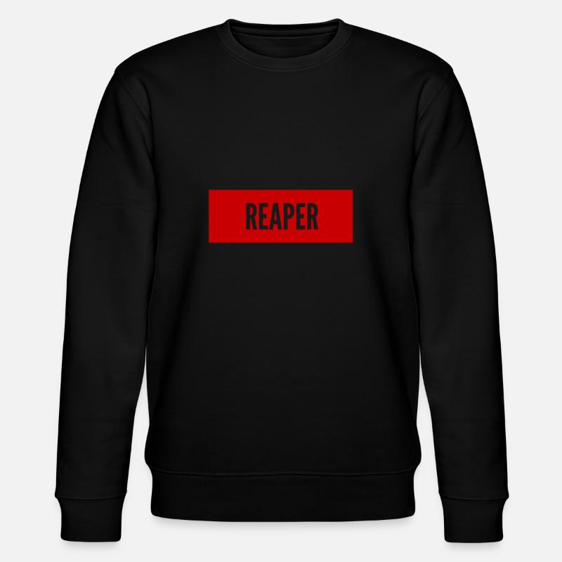 Vorsicht Sensenmann - Stanley/Stella Unisex Bio-Sweatshirt CHANGER  - Schwarz