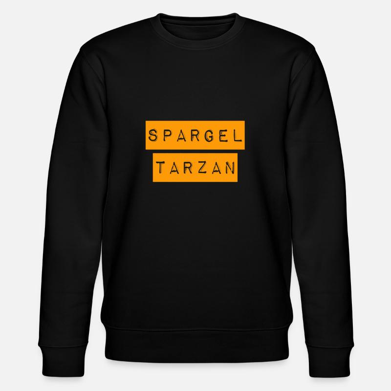 ich bin dünn - Stanley/Stella Unisex Bio-Sweatshirt CHANGER  - Schwarz