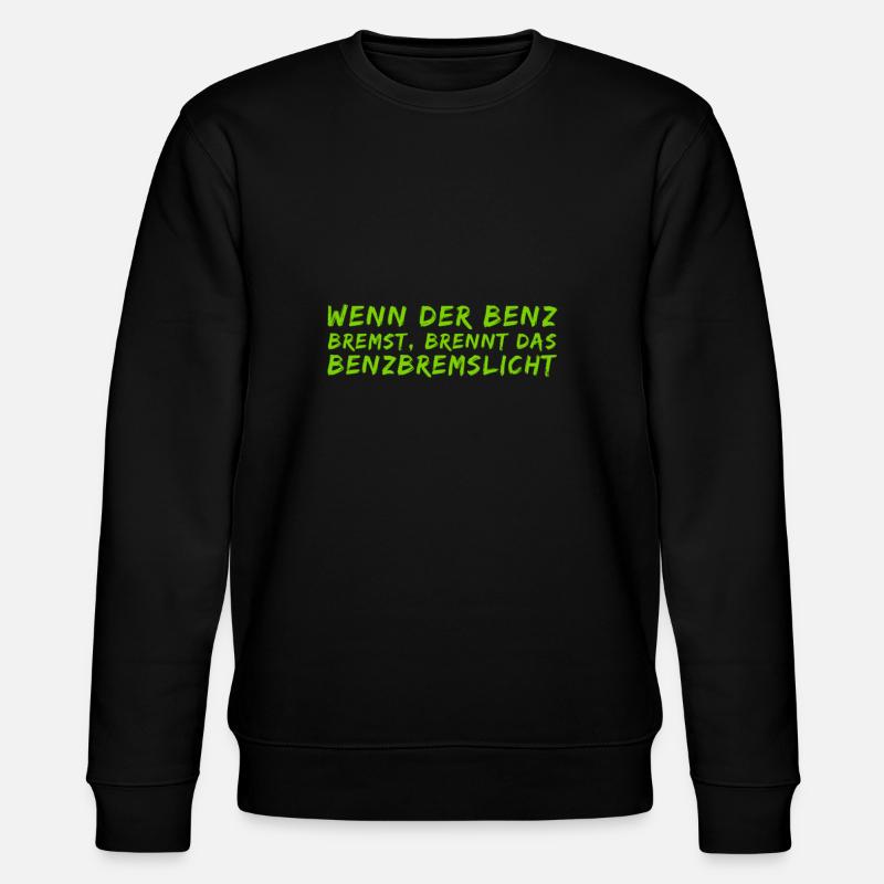 der Benz bremst - Stanley/Stella Unisex Bio-Sweatshirt CHANGER - Schwarz