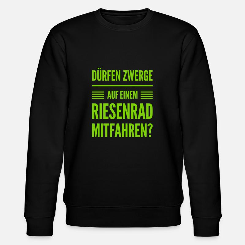 dürfen die mitfahren? - Stanley/Stella Unisex Bio-Sweatshirt CHANGER  - Schwarz