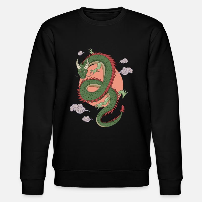 Dragon chinois - Sweat bio CHANGER Stanley/Stella Unisexe - noir