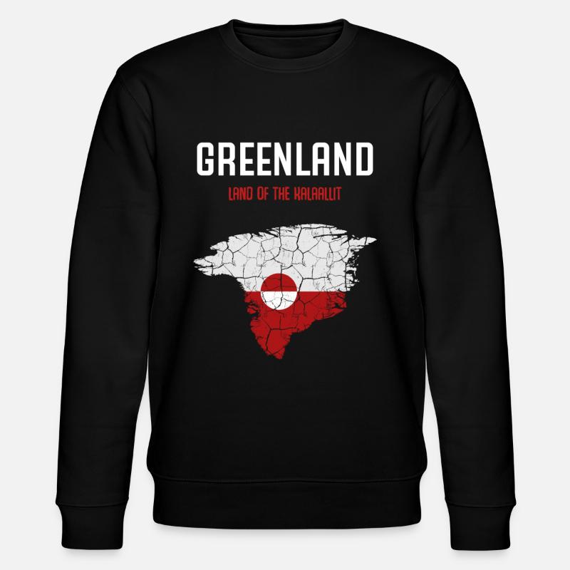 Grönland - Stanley/Stella Unisex Bio-Sweatshirt CHANGER  - Schwarz