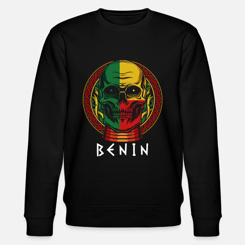 Benin - Stanley/Stella Unisex Bio-Sweatshirt CHANGER  - Schwarz