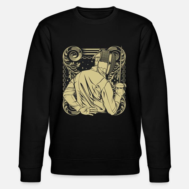 Fechten - Stanley/Stella Unisex Bio-Sweatshirt CHANGER  - Schwarz