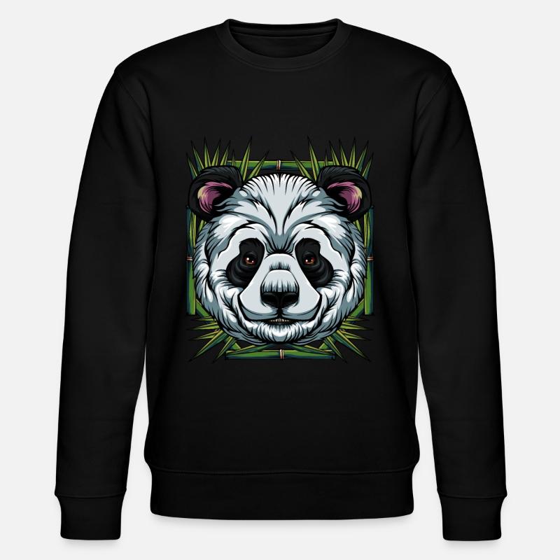 panda - Sweat bio CHANGER Stanley/Stella Unisexe - noir