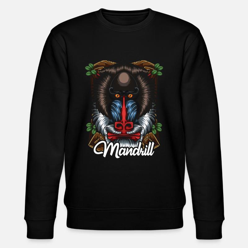 mandrill - Sweat bio CHANGER Stanley/Stella Unisexe - noir