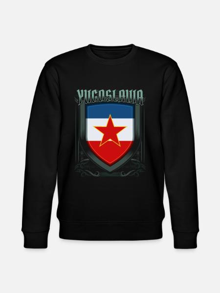 Yugoslavia - Stanley/Stella CHANGER Unisex Organic Sweatshirt - black