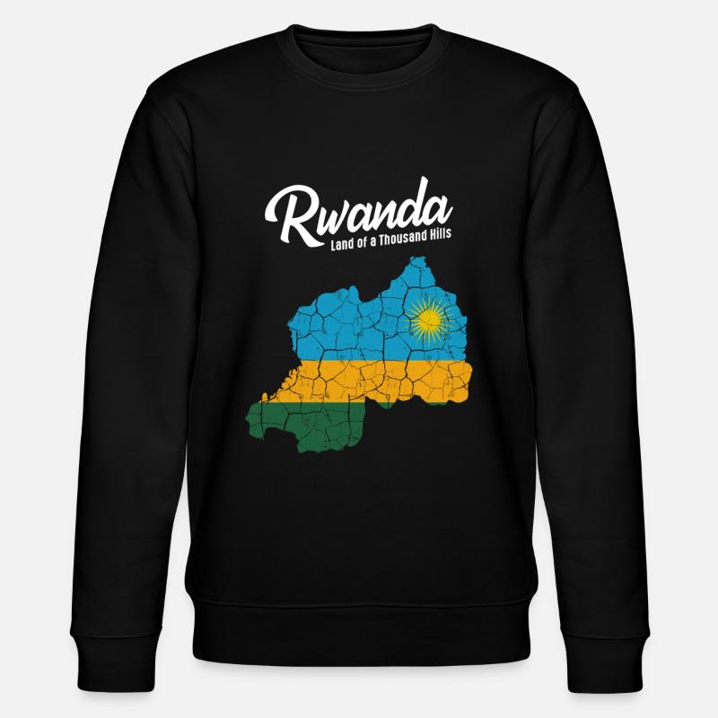 Rwanda - Sweat bio CHANGER Stanley/Stella Unisexe - noir