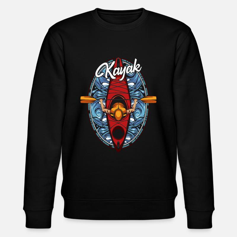 Kajak - Stanley/Stella Unisex Bio-Sweatshirt CHANGER  - Schwarz