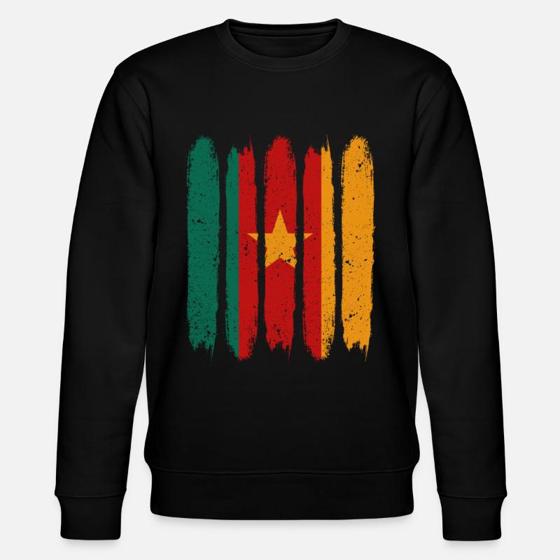 Kamerun - Stanley/Stella Unisex Bio-Sweatshirt CHANGER - Schwarz
