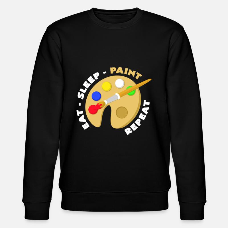 peinture - Sweat bio CHANGER Stanley/Stella Unisexe - noir