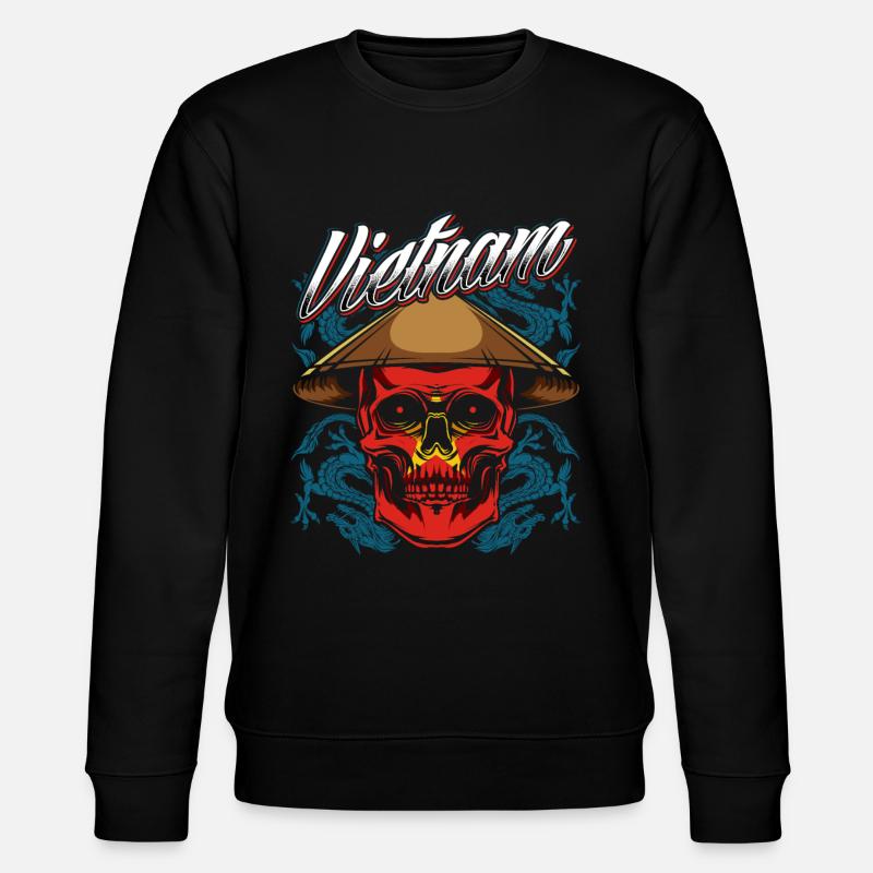 Vietnam - Stanley/Stella Unisex Bio-Sweatshirt CHANGER  - Schwarz