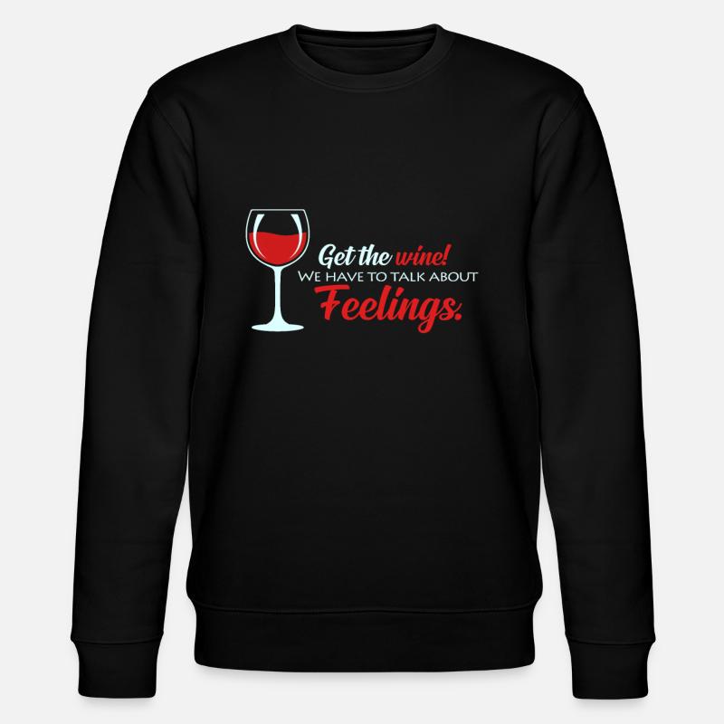 Wein - Stanley/Stella Unisex Bio-Sweatshirt CHANGER  - Schwarz