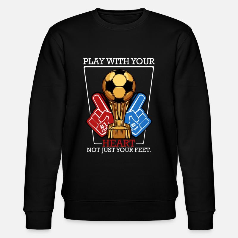 football - Sweat bio CHANGER Stanley/Stella Unisexe - noir