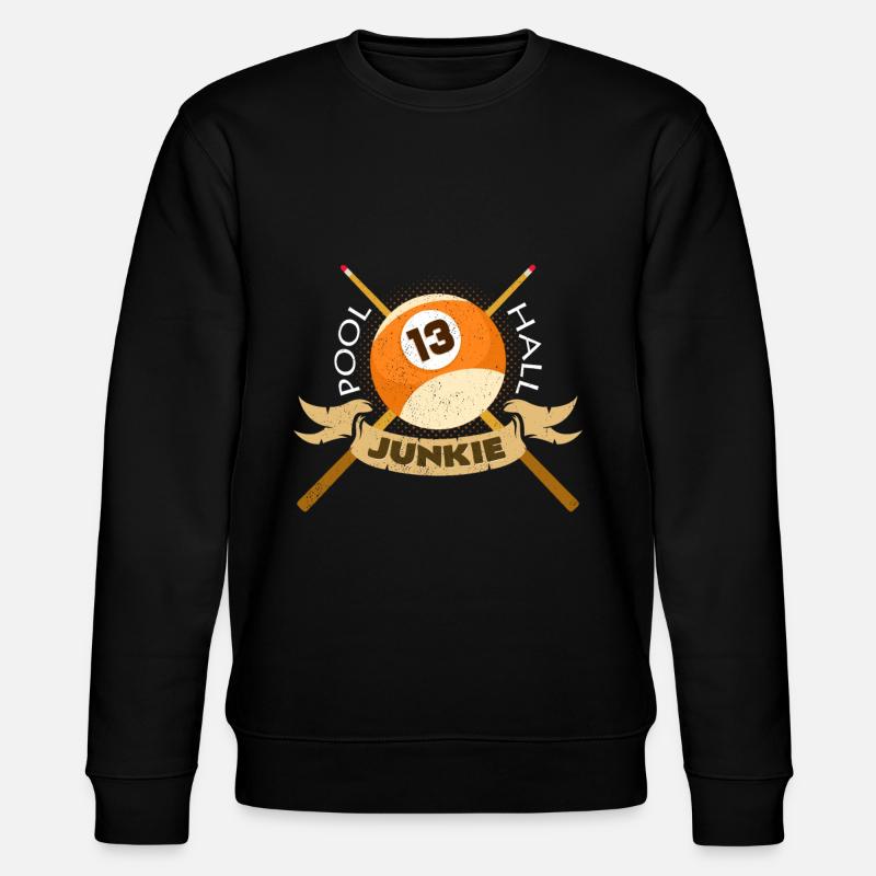 Don de billard: énonciation drôle - Sweat bio CHANGER Stanley/Stella Unisexe - noir