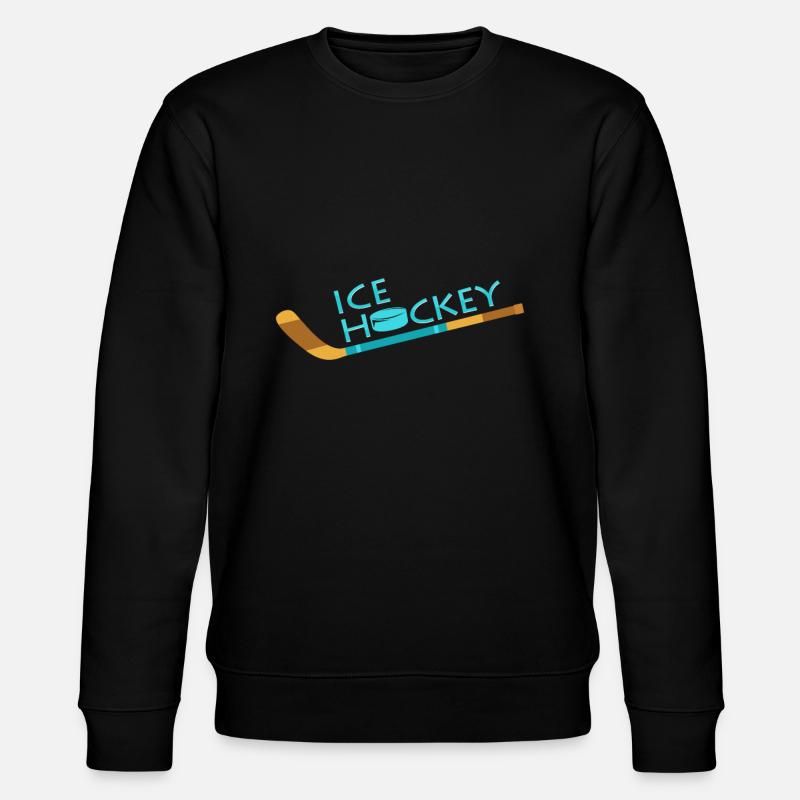 Eishockey - Stanley/Stella Unisex Bio-Sweatshirt CHANGER  - Schwarz