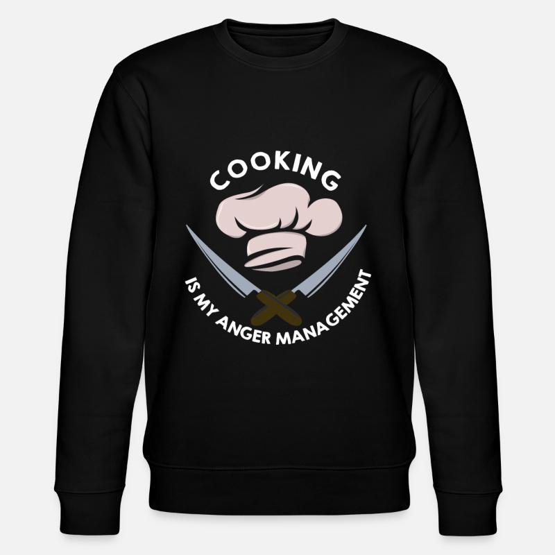 Chefkoch - Stanley/Stella Unisex Bio-Sweatshirt CHANGER  - Schwarz