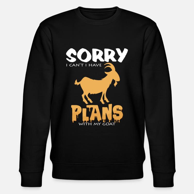 chèvre - Sweat bio CHANGER Stanley/Stella Unisexe - noir