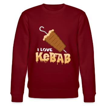 kebab - Sweat bio CHANGER Stanley/Stella Unisexe - bordeaux - Devant - Nik (191cm) & Marisol (170cm)