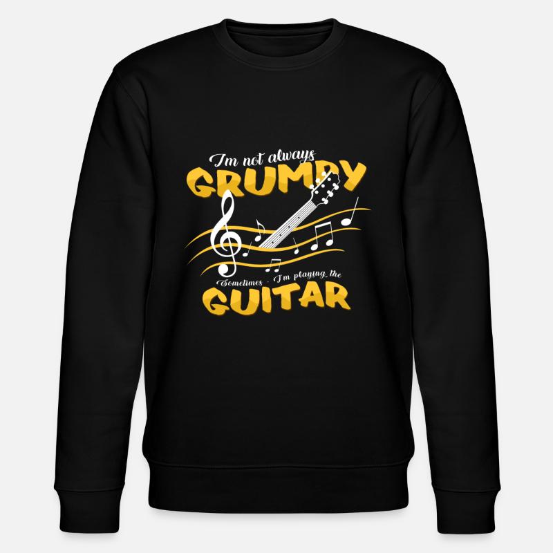 Gitarren - Stanley/Stella Unisex Bio-Sweatshirt CHANGER  - Schwarz