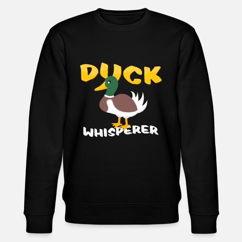 ducks - Stanley/Stella CHANGER Unisex Organic Sweatshirt - black