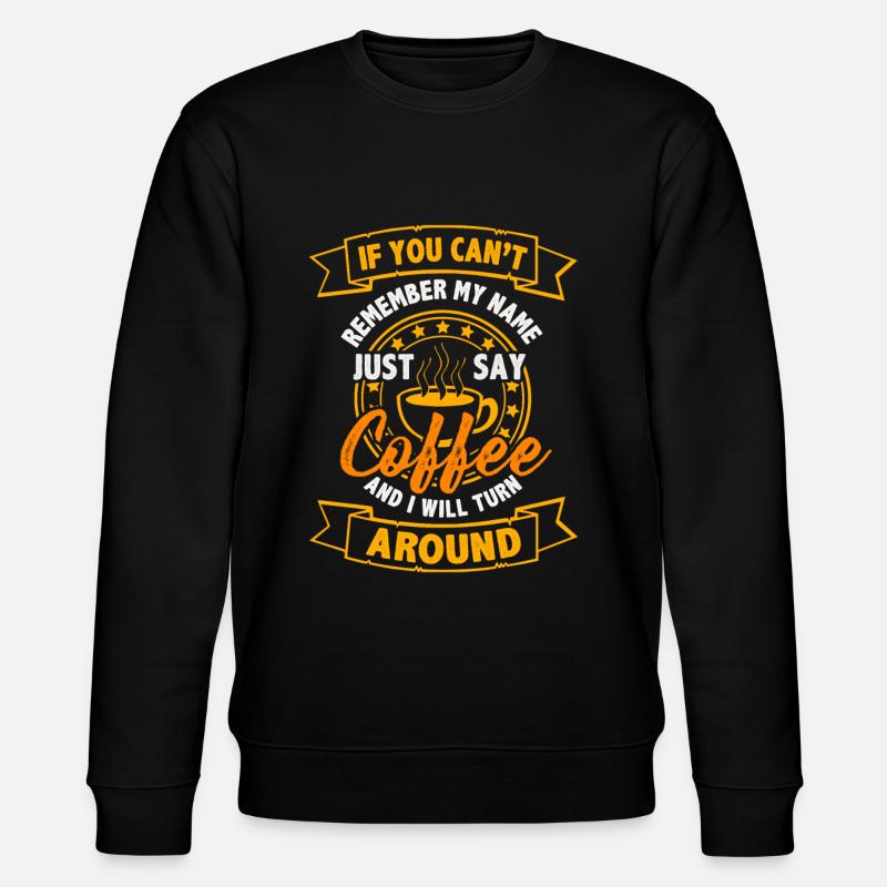Kaffee - Stanley/Stella Unisex Bio-Sweatshirt CHANGER  - Schwarz